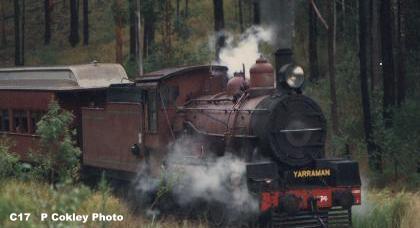 QR's C17 on an excursion to Yarraman in 1988