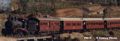 QR's PB15 on a Heritage excusion to Beaudesert